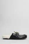 Bibi Lou Zagreb Mule Slipper-mule In Black Leather In Black