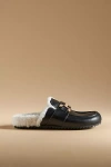Bibi Lou Zagreb Mule Slipper-mule In Black Leather In Black