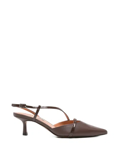Bibi Lou Zire Pointed-toe Sandals In Brown