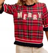 Bibi Merry Patches Top In Plaid In Multi