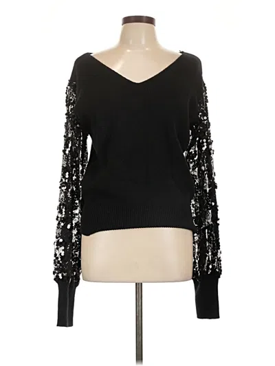 Pre-owned Bibi Pullover Sweater In Black