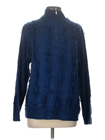 Pre-owned Bibi Pullover Sweater In Blue