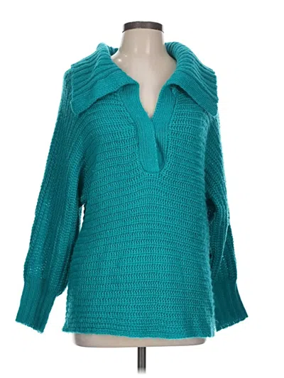 Pre-owned Bibi Pullover Sweater In Blue