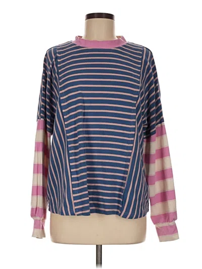 Pre-owned Bibi Pullover Sweater In Blue