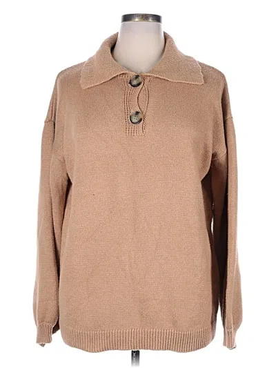 Pre-owned Bibi Pullover Sweater In Brown