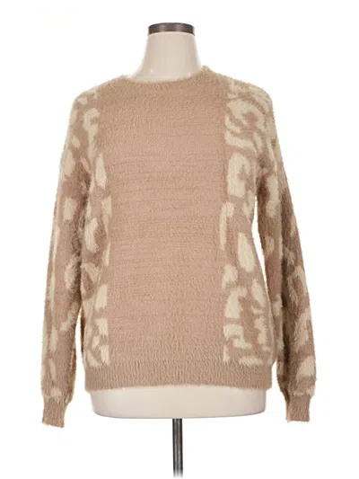 Pre-owned Bibi Pullover Sweater In Brown