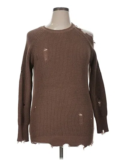 Pre-owned Bibi Pullover Sweater In Brown