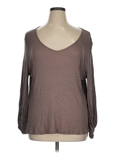 Pre-owned Bibi Pullover Sweater In Brown
