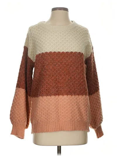 Pre-owned Bibi Pullover Sweater In Brown