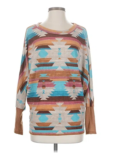 Pre-owned Bibi Pullover Sweater In Brown
