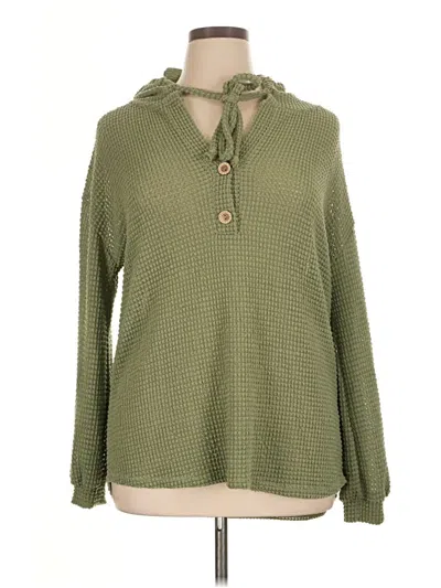 Pre-owned Bibi Pullover Sweater In Green