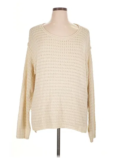 Pre-owned Bibi Pullover Sweater In Ivory