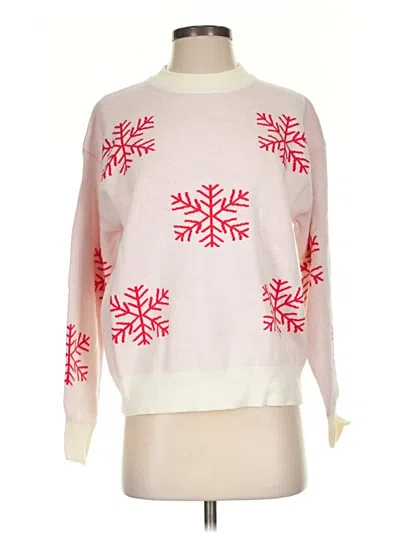 Pre-owned Bibi Pullover Sweater In Pink