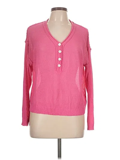 Pre-owned Bibi Pullover Sweater In Pink