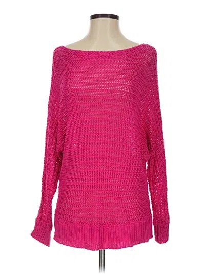 Pre-owned Bibi Pullover Sweater In Pink