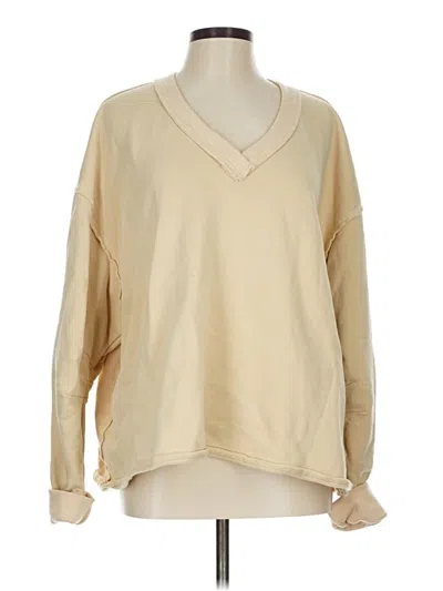 Pre-owned Bibi Pullover Sweater In Tan