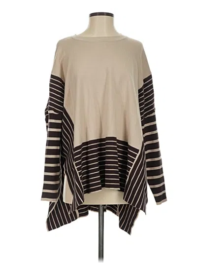 Pre-owned Bibi Pullover Sweater In Tan