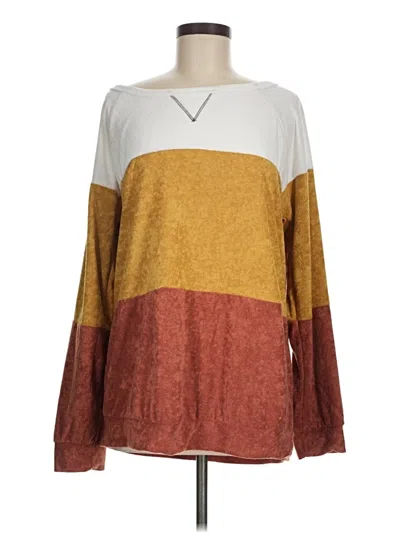 Pre-owned Bibi Pullover Sweater In Yellow