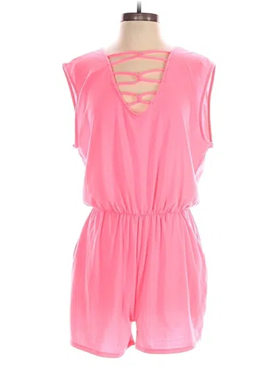 Pre-owned Bibi Romper In Pink