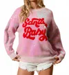 Bibi Santa Baby Sweater In Pink In Pink