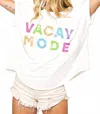 Bibi Sequin Vacay Mode Top In White In White