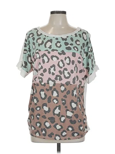 Pre-owned Bibi Short Sleeve T-shirt In Blue