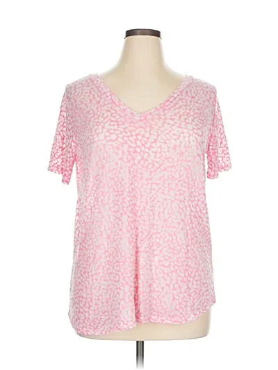 Pre-owned Bibi Short Sleeve T-shirt In Pink