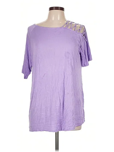 Pre-owned Bibi Short Sleeve T-shirt In Purple