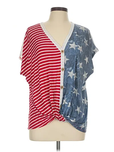 Pre-owned Bibi Short Sleeve T-shirt In Red