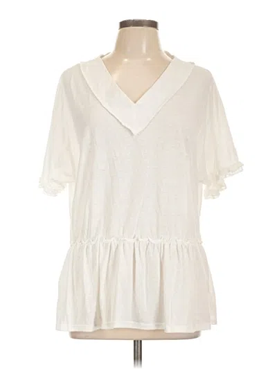 Pre-owned Bibi Short Sleeve T-shirt In White