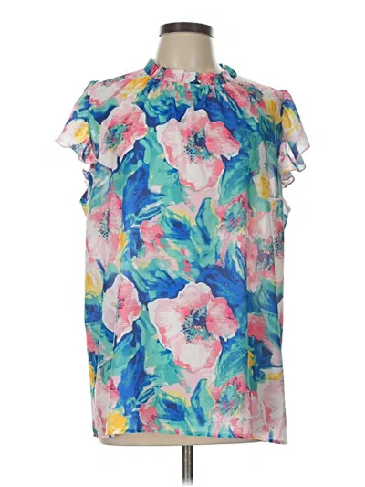 Pre-owned Bibi Sleeveless Blouse In Blue