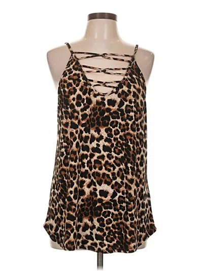 Pre-owned Bibi Sleeveless Blouse In Brown