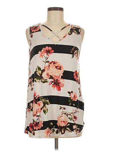 Pre-owned Bibi Sleeveless Blouse In Ivory
