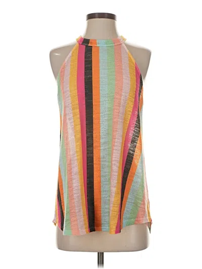 Pre-owned Bibi Sleeveless Blouse In Orange