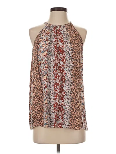 Pre-owned Bibi Sleeveless Blouse In Red