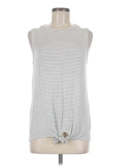 Pre-owned Bibi Sleeveless Top Silver Cowl Neck Tops