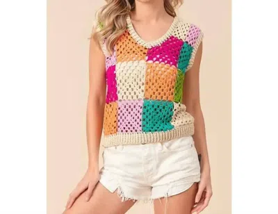 Bibi Sweater Vest In Multi