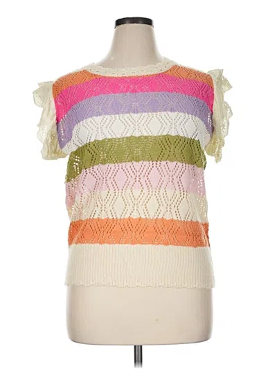 Pre-owned Bibi Sweater Vest In Ivory