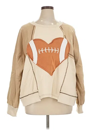 Pre-owned Bibi Sweatshirt In Tan