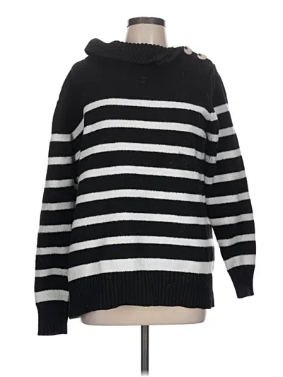 Pre-owned Bibi Turtleneck Sweater In Black
