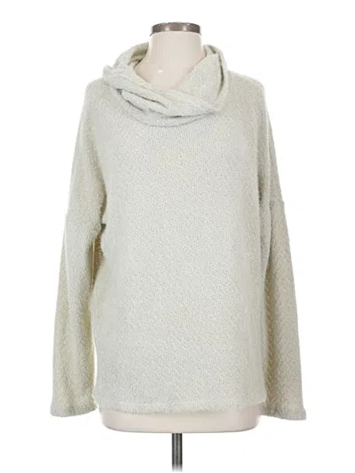 Pre-owned Bibi Turtleneck Sweater In Ivory
