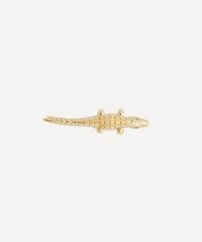 Bibi Van Der Velden 18ct Gold Alligator Ear Climber Earring Left