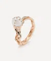 Bibi Van Der Velden 18ct Rose Gold Jellyfish White Pearl Ring In Gold