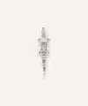 Bibi Van Der Velden 18ct White Gold Diamond Alligator Drop Earring In Gold