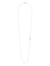 Bibi Van Der Velden 18k Yellow Gold Alligator Chain Necklace In Gray