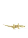 Bibi Van Der Velden 18k Yellow Gold Alligator Earring In Gold