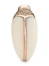 Bibi Van Der Velden 18kt Gold Mini Mammoth Scarab Stud Diamond Earring In Gold
