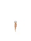 Bibi Van Der Velden 18kt Rose Gold Mini Jellyfish Pearl Earrings In Pink