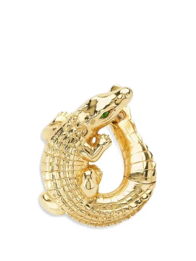 Bibi Van Der Velden Alligator Twist Earring In Neutral