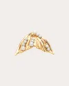 Bibi Van Der Velden Women's Flipper 18k Gold Pearl And Diamond Single Earring In Gold/white